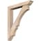 Ekena Millwork Balboa Traditional Smooth Bracket w/ Offset Brace, Douglas Fir, 5 1/2"W x 32"D x 38"H BKT0604X32X38BOA01SDF - alternate 1